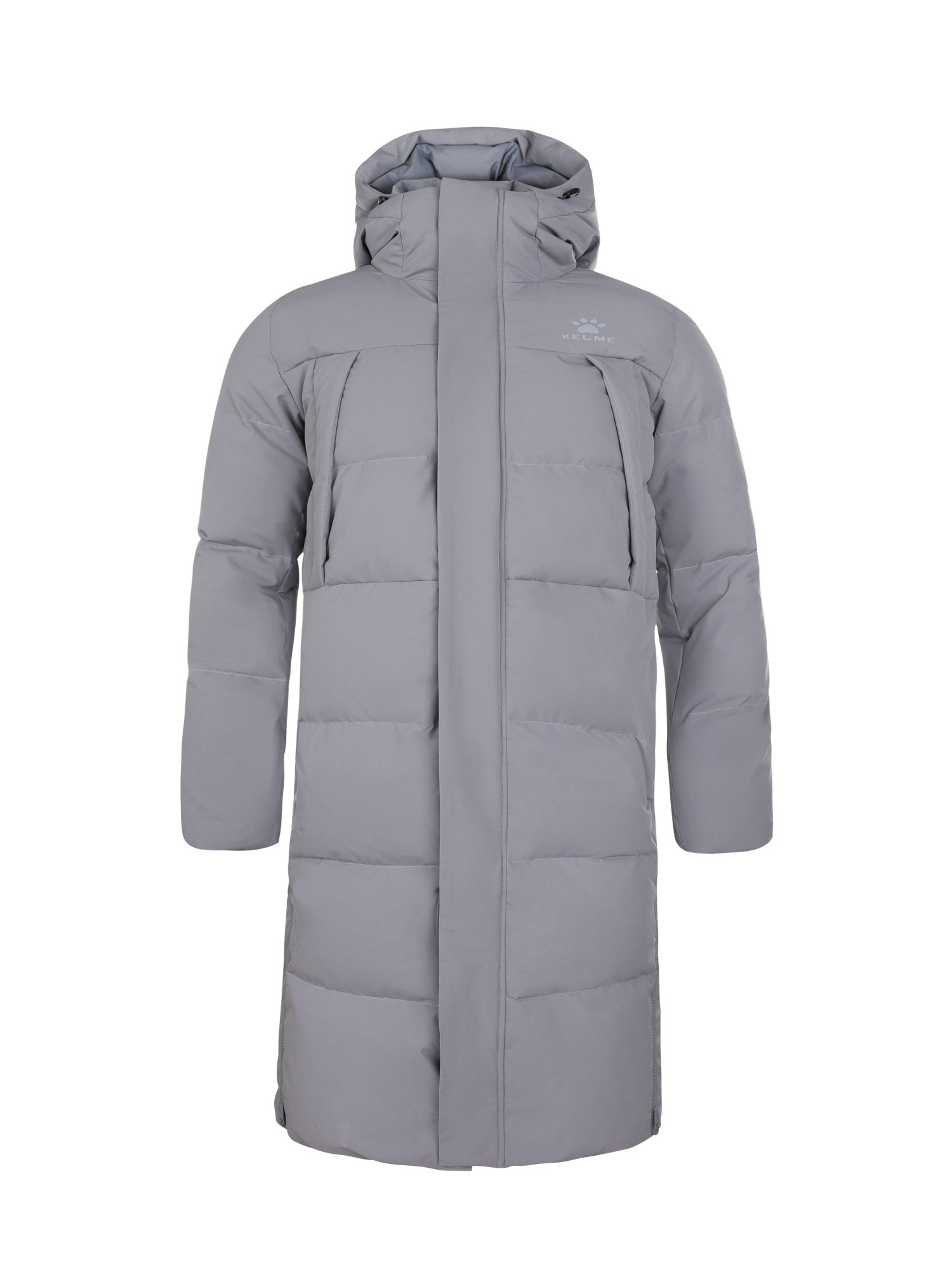 Пуховик KELME Long Down Jacket Grey