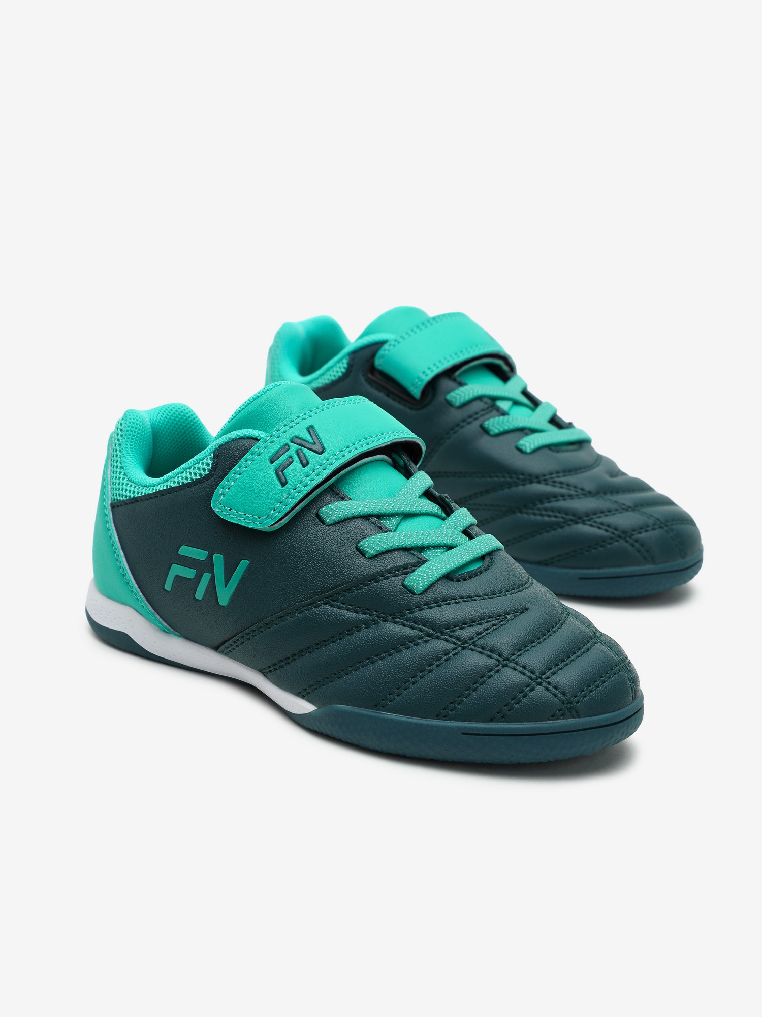 Детские футзалки FN Nitro Dark Green/Mint