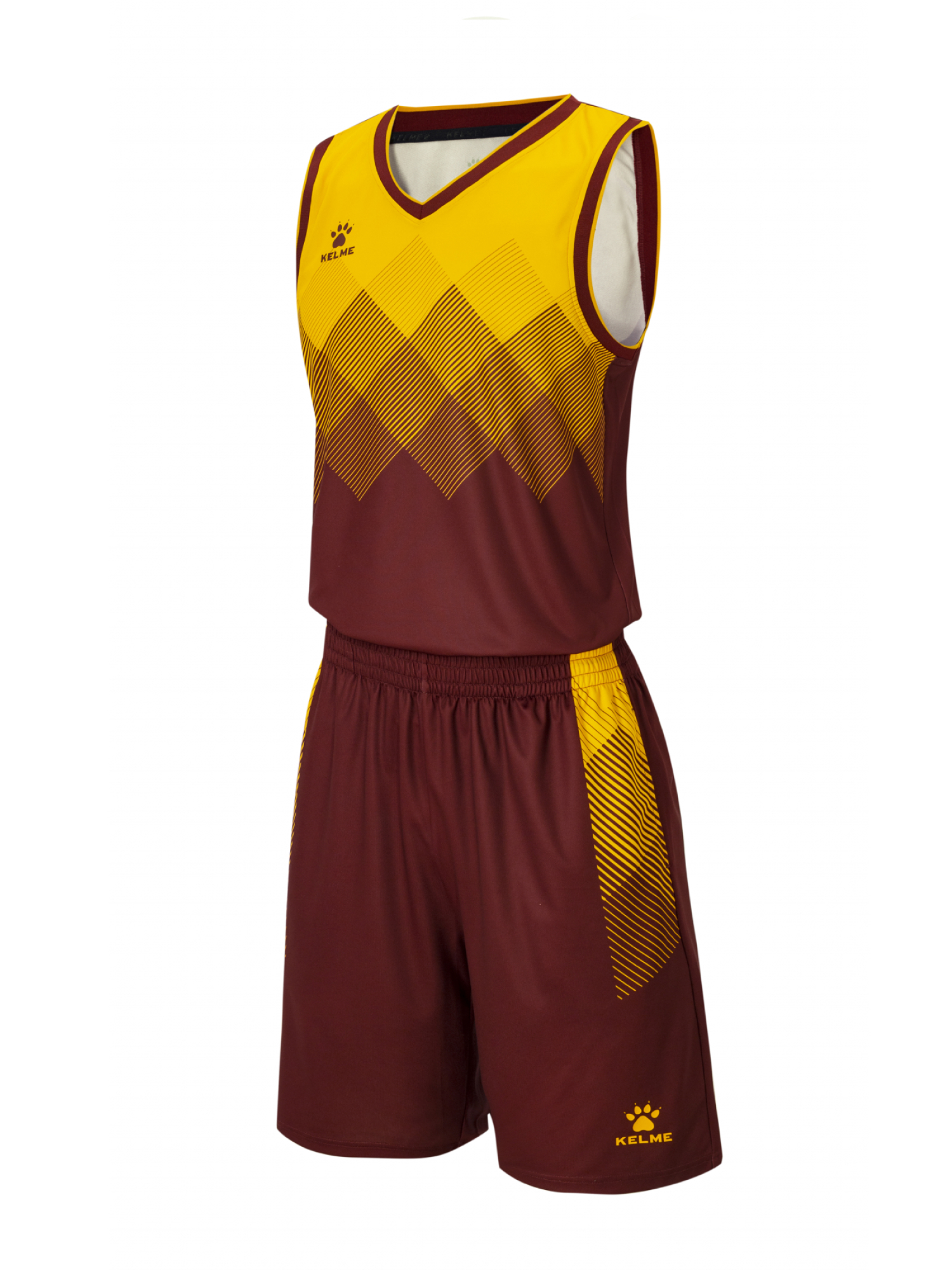 Баскетбольная форма KELME Basketball Clothes Burgundy