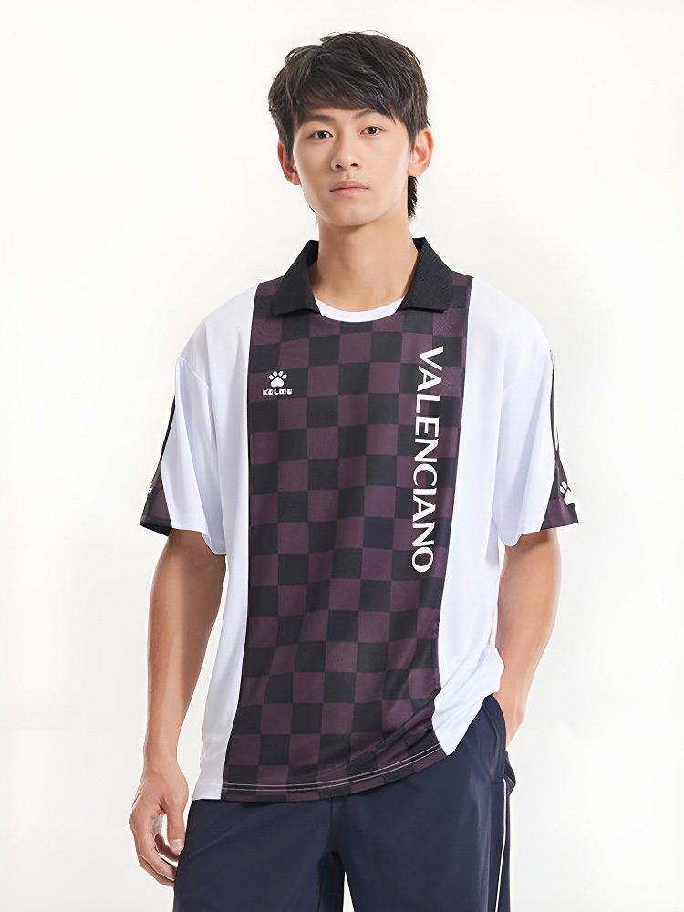 Футболка-поло KELME Lapel Short Sleeve T-Shirt Black