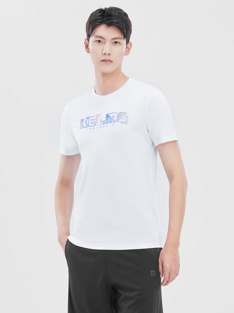 Футболка KELME Round Neck Short Sleeve T-Shirt White