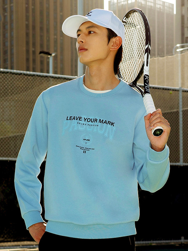 Свитшот KELME Crew Neck Sweatshirt Blue