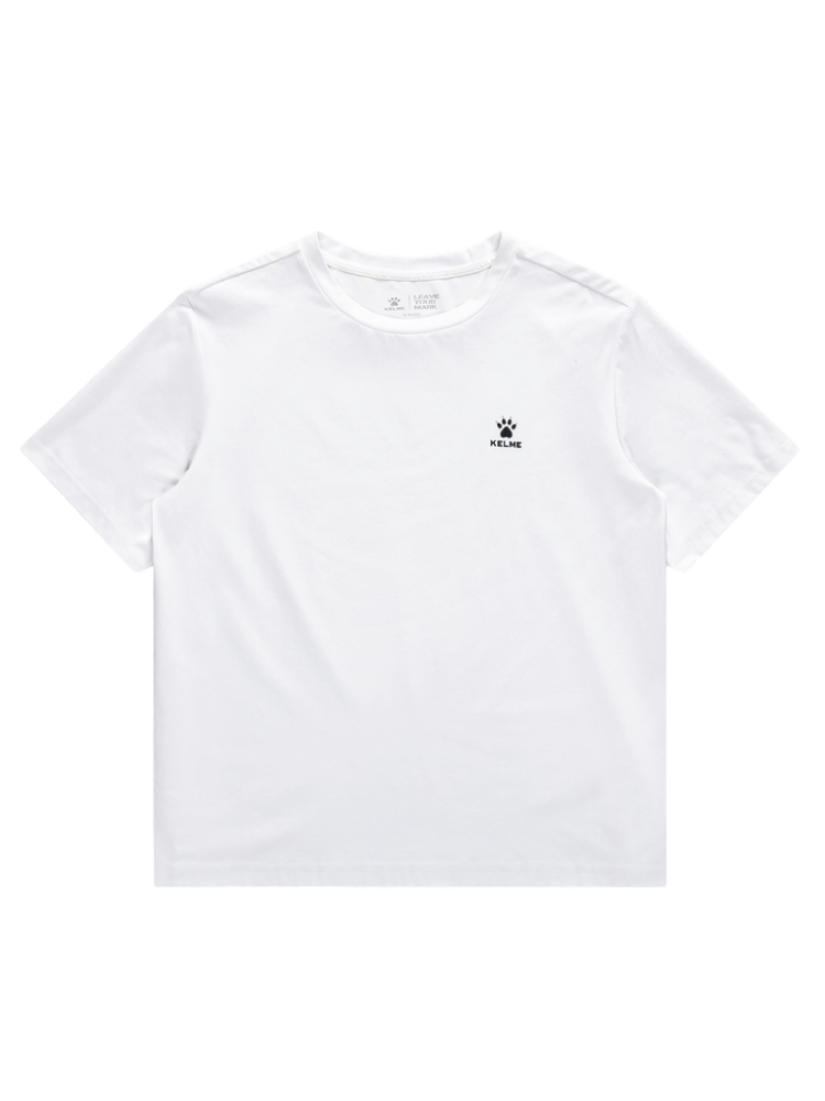 Футболка KELME Round Neck Short Sleeve T-shirt White