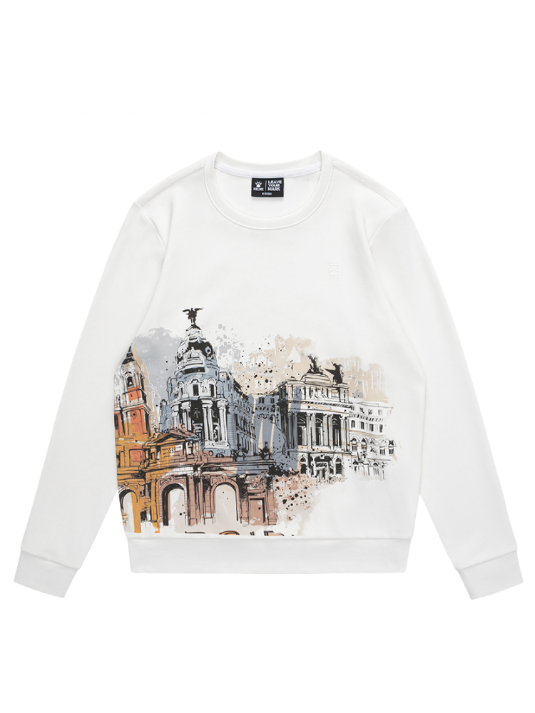 Свитшот KELME Round Neck Sweater White