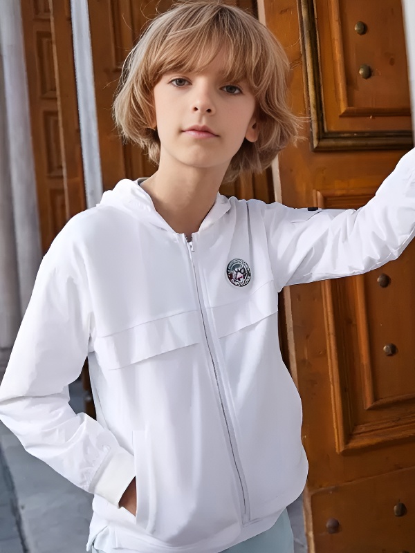 Детская толстовка KELME Boys Cardigan Sweater White