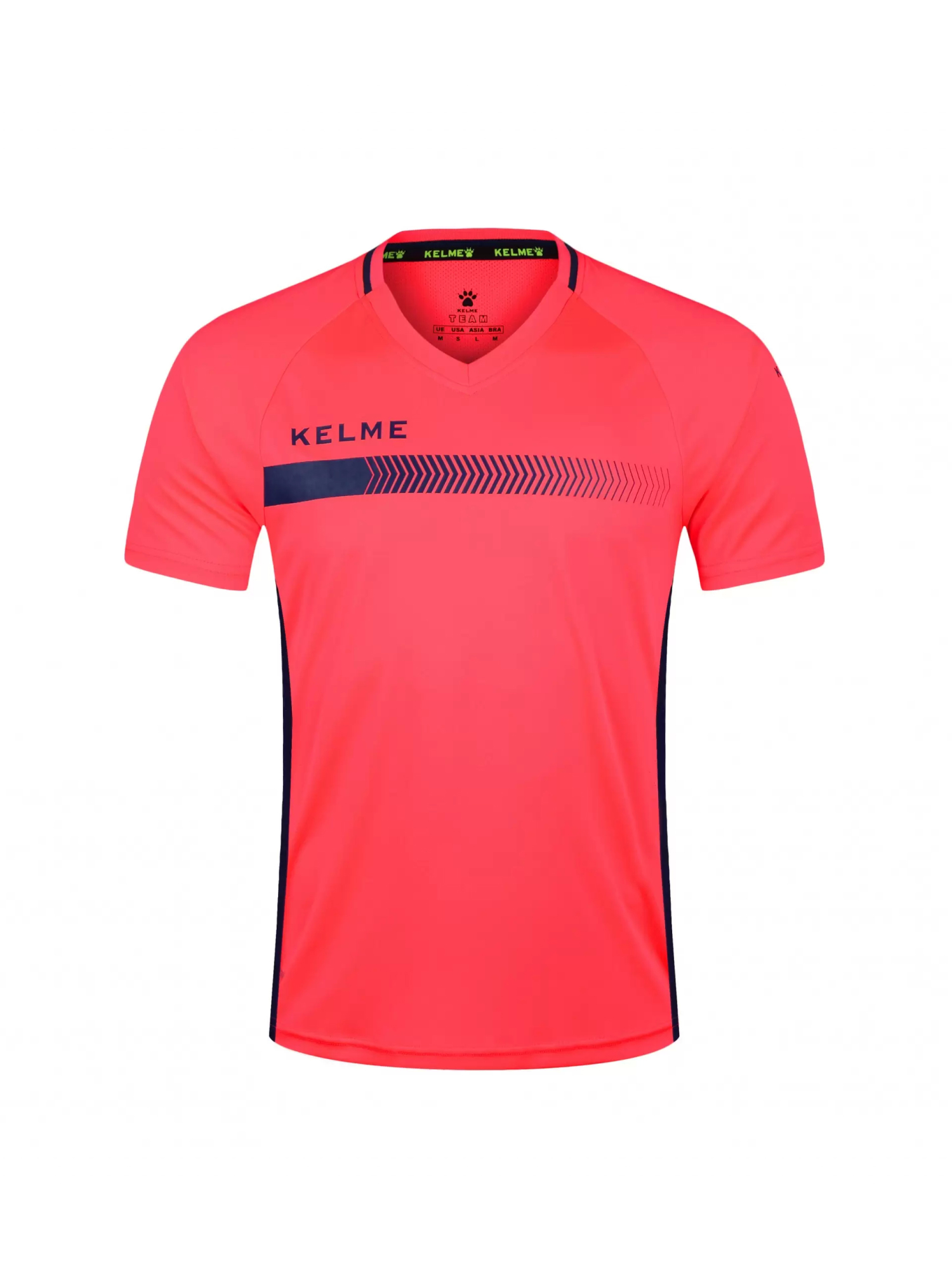 Детская футболка KELME Short Sleeve Football Shirt Kid Pink