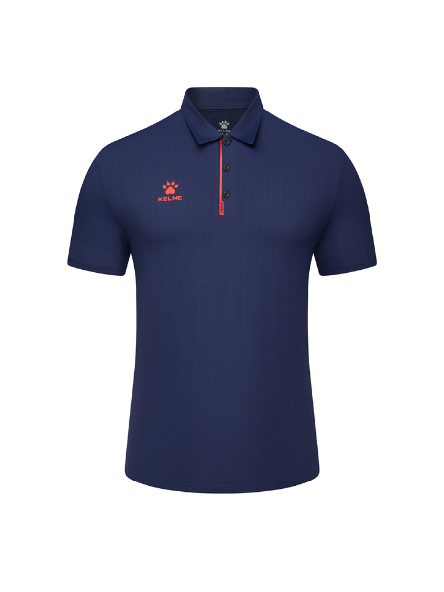 Футболка-поло KELME Short Sleeve Polo Shirt Dark Blue