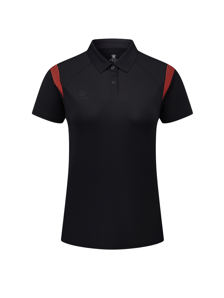 Футболка-поло KELME Women's Short-Sleeved Polo Shirt Black