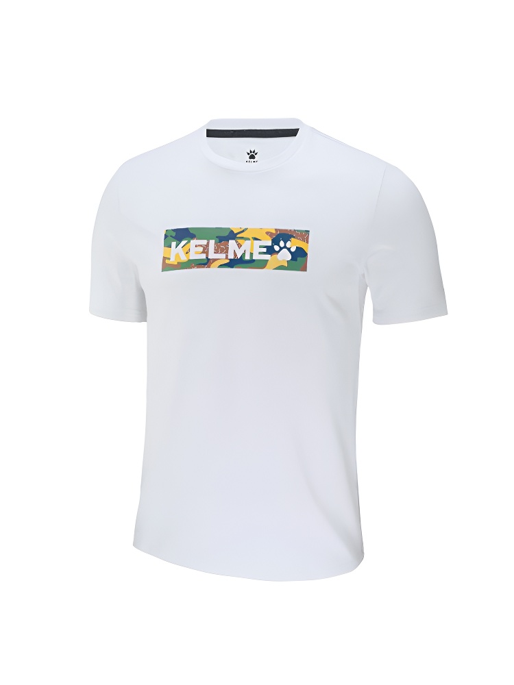 Футболка KELME Round Neck Camouflage T-Shirt White