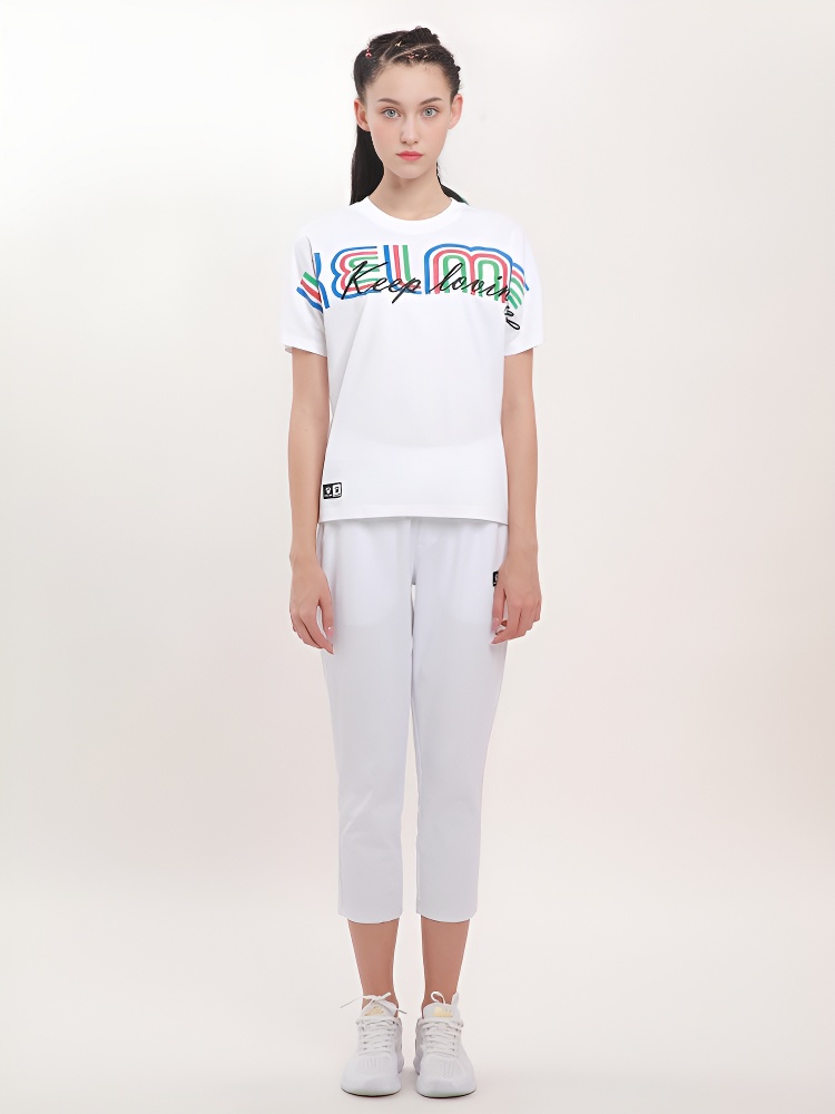 Футболка KELME Round Neck Short T White