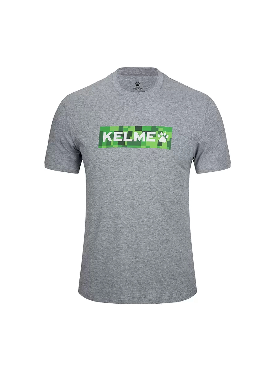 Футболка KELME Round Neck Camouflage T-Shirt Grey