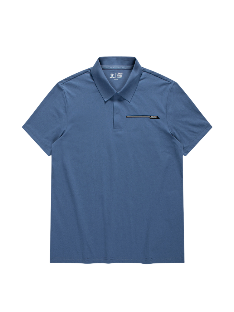 Футболка-поло KELME Short Sleeve Polo Shirt Dark Blue