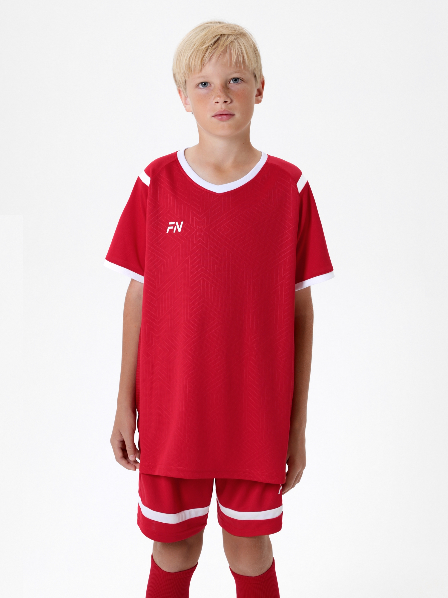 Детская футбольная форма FN Spirit Kid (Red/White)