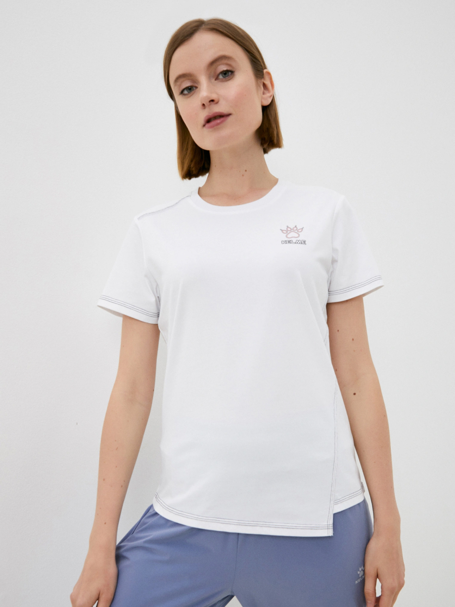 Футболка KELME Round Neck Short Sleeve T-Shirt White