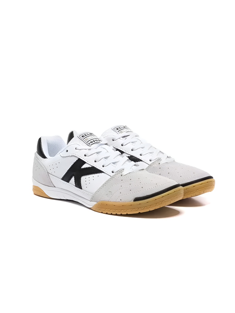 Футзалки KELME Men's Football Shoes (IN) (White/Grey)