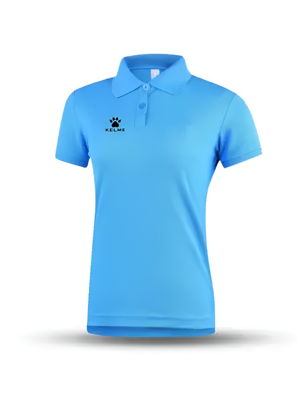 Футболка-поло KELME Short-Sleeved Polo Shirt (White Label) Light Blue