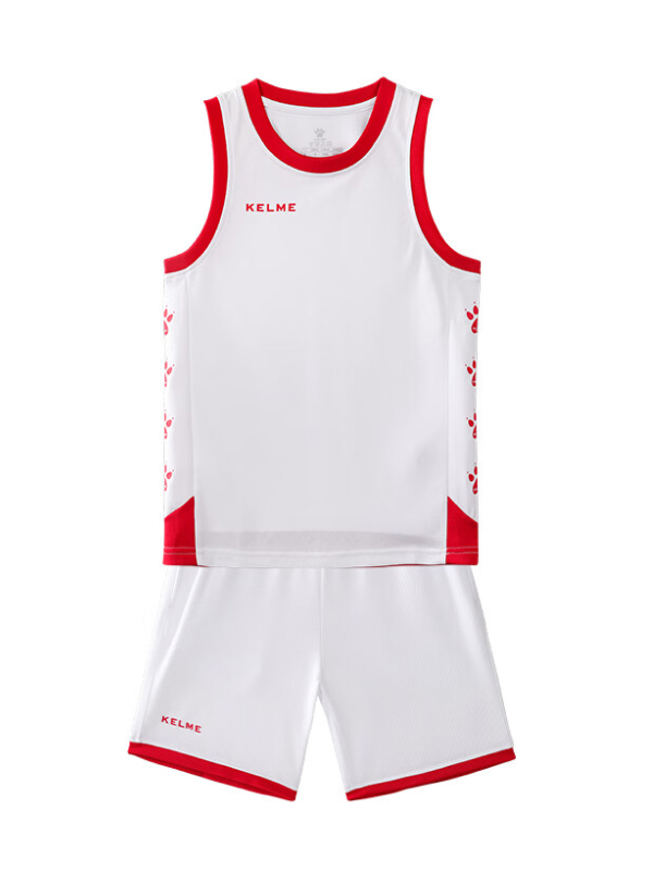 Баскетбольная форма KELME Children's Basketball Uniform White