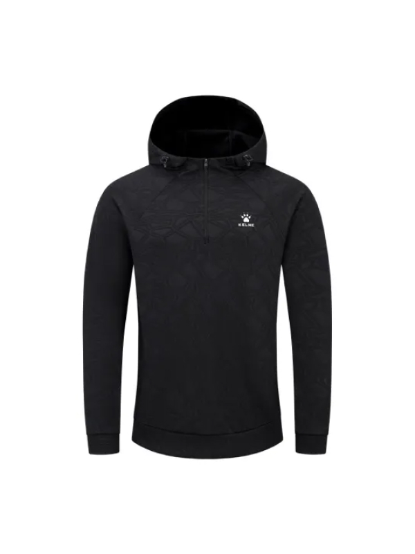 Худи KELME Half-open Chest Sweatshirt (hooded) Black