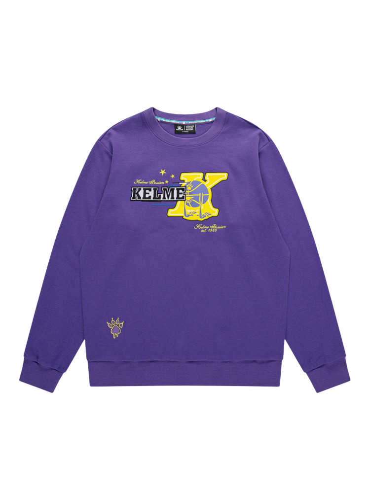 Свитшот KELME Round Neck Sweater Violet