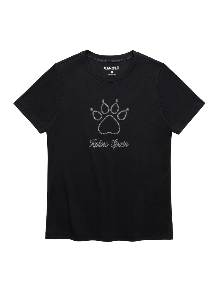 Футболка KELME Round Neck Short Sleeve T-shirt Dark Blue