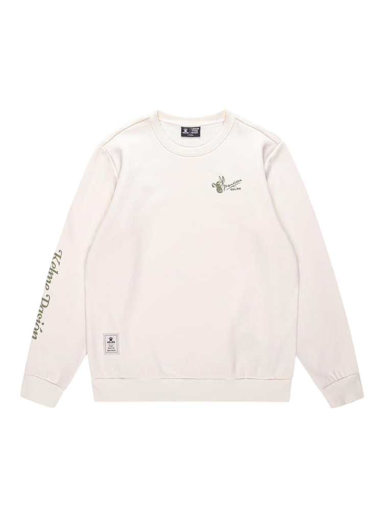 Свитшот KELME Round Neck Sweater White