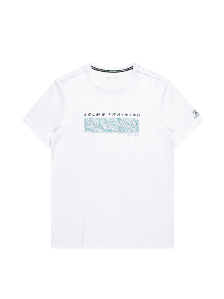 Футболка KELME Round Neck Short Sleeve T-Shirt White
