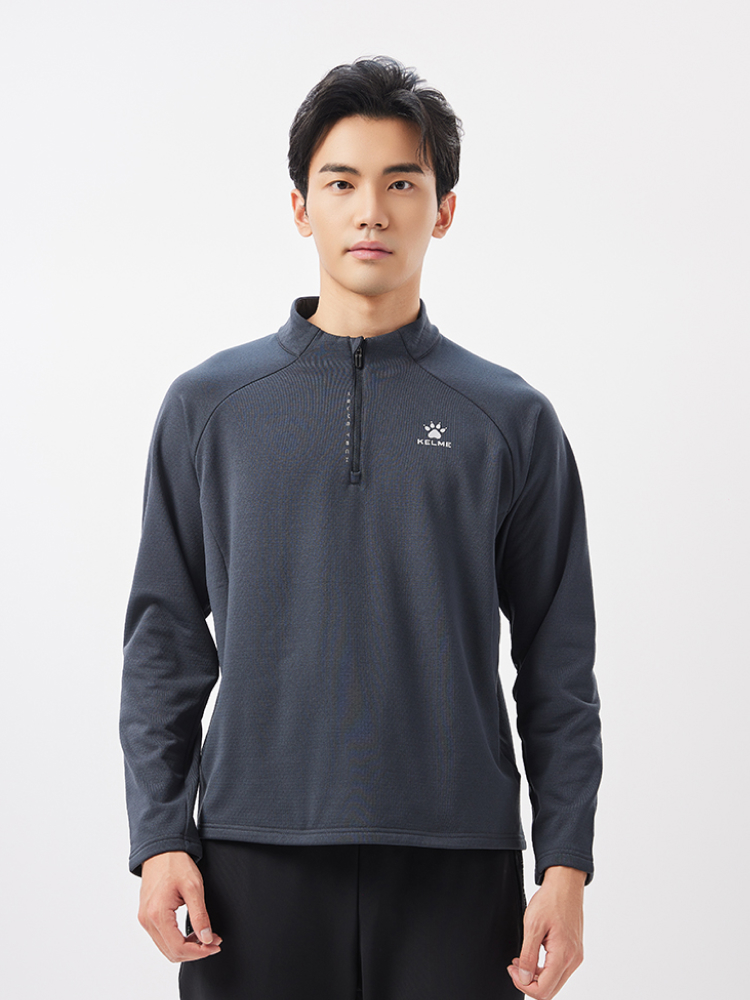 Олимпийка KELME Half Cardigan Sweatshirt Black