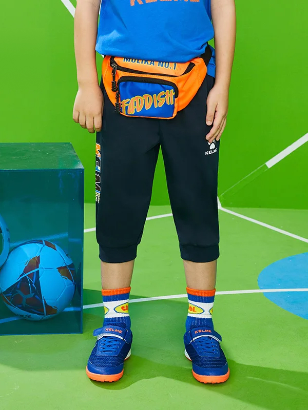 Детские бриджи KELME Knitted Cropped Pants Dark Blue