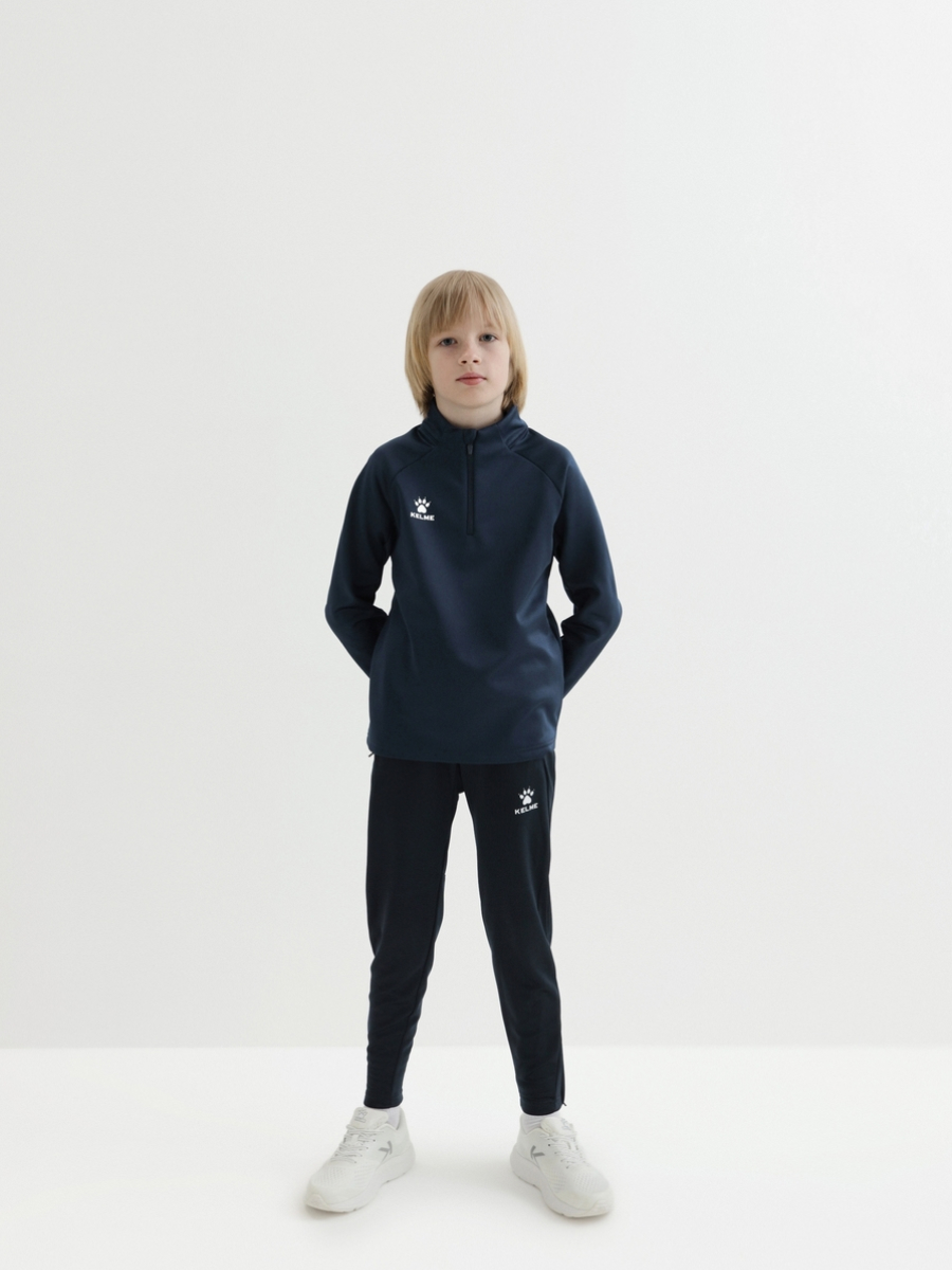 Детская олимпийка KELME Children's Pullover (plus Fleece) Dark Blue