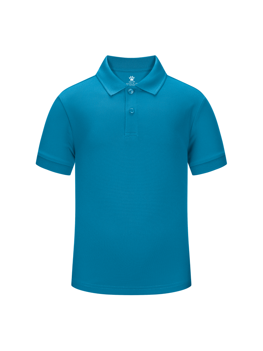 Детская футболка-поло KELME Children's Short Sleeve Polo Shirt Blue