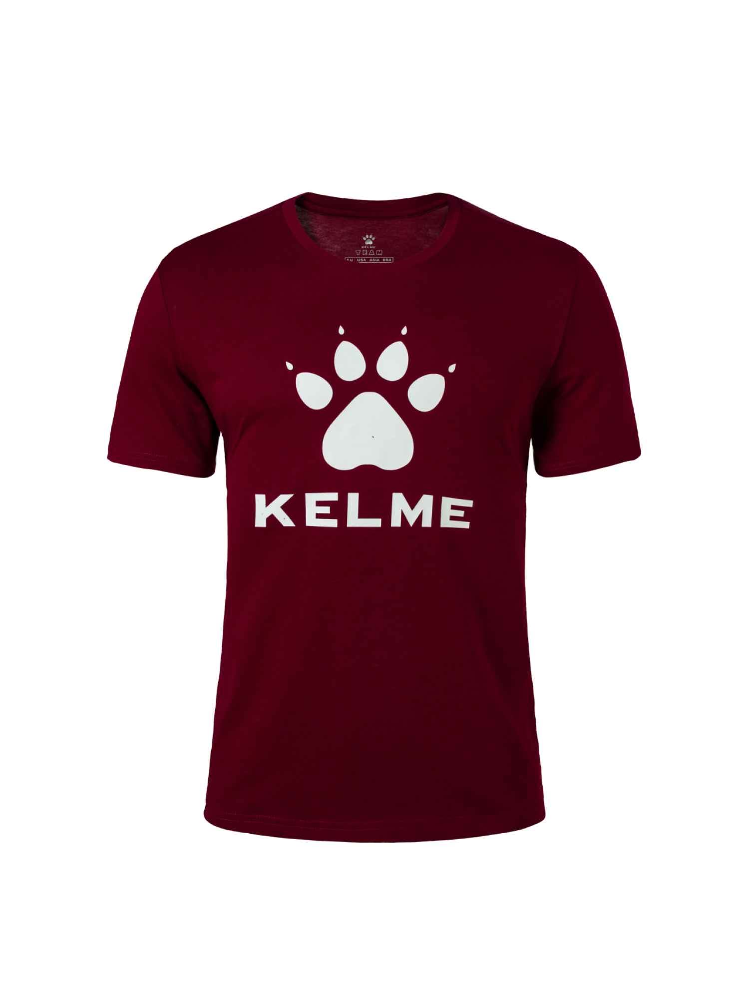 Футболка KELME Short Sleeve T-Shirt Burgundy