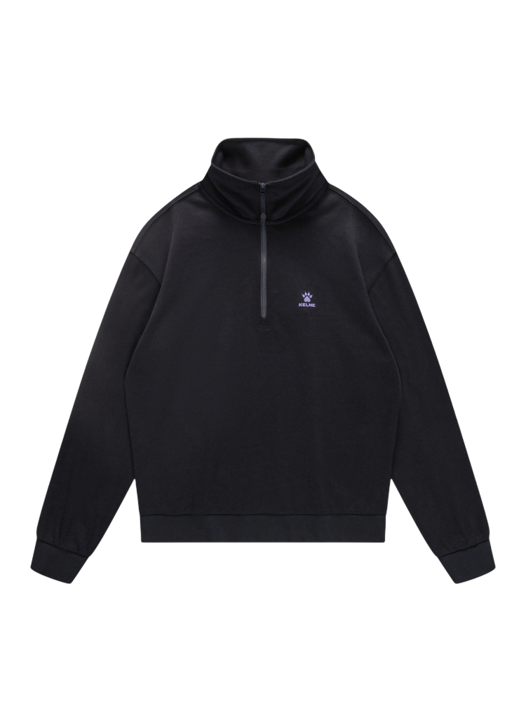 Свитшот KELME Half Cardigan Sweatshirt Blue