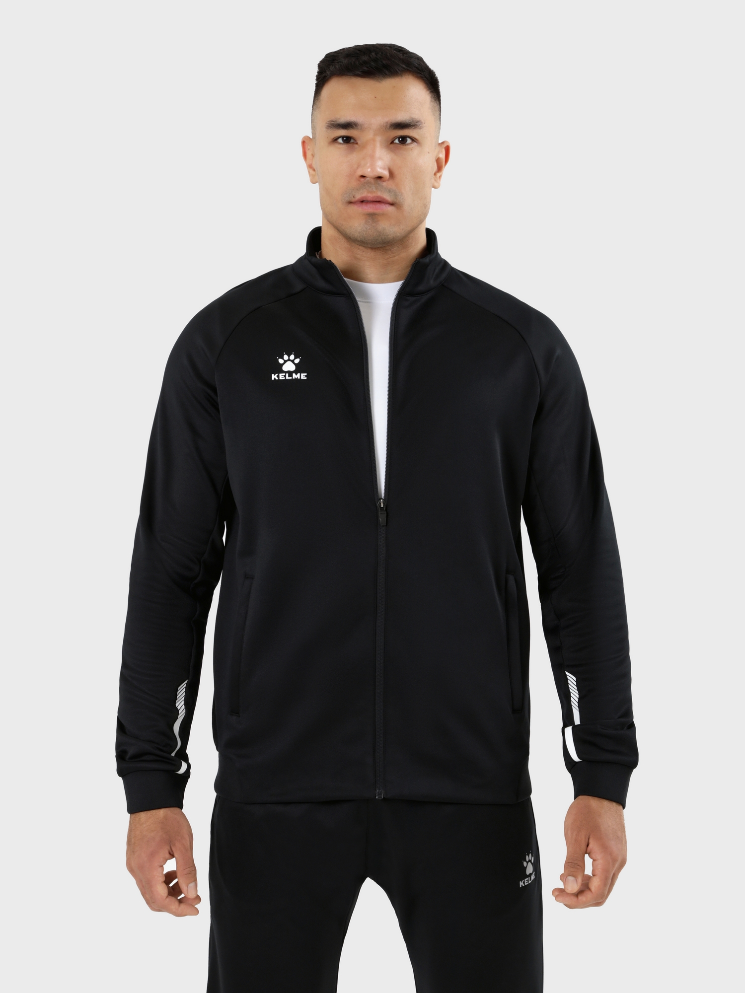 Олимпийка KELME Knitted Jacket (plus Fleece) Black