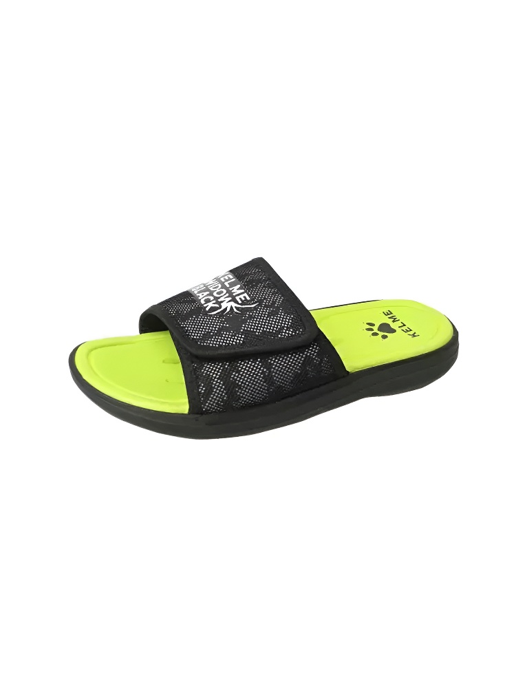 Шлепанцы KELME Slippers (Black/Light Green)