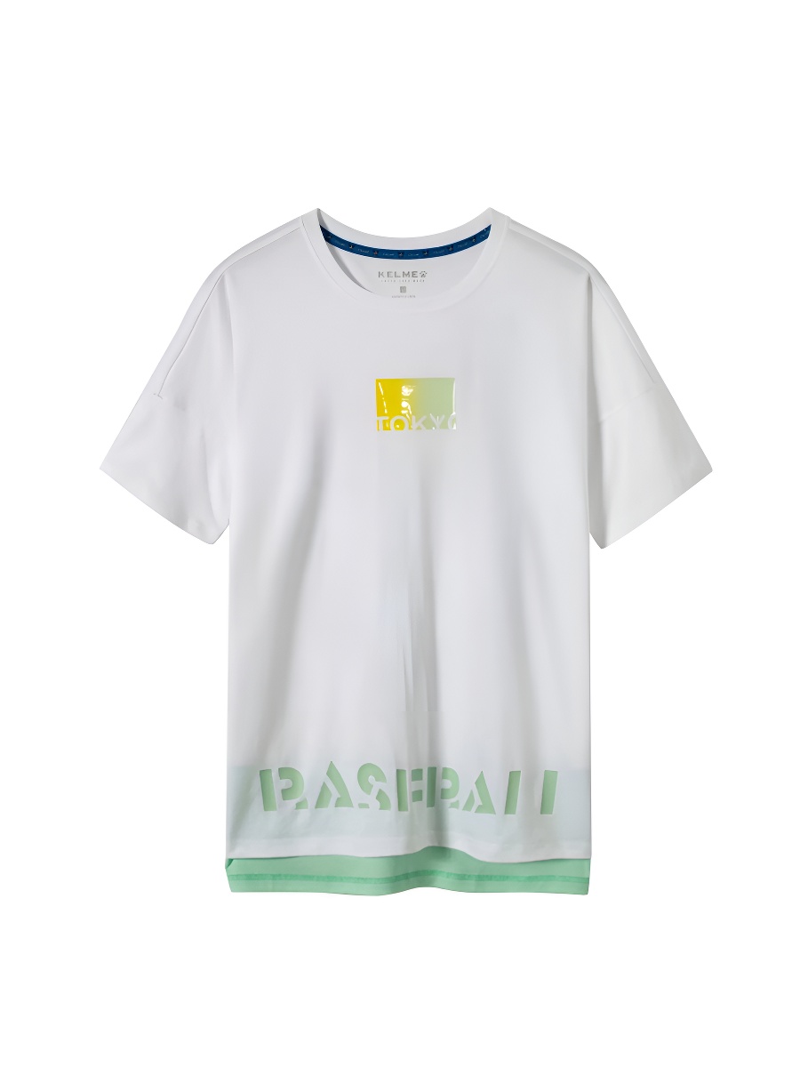 Футболка KELME Round Neck Short T White