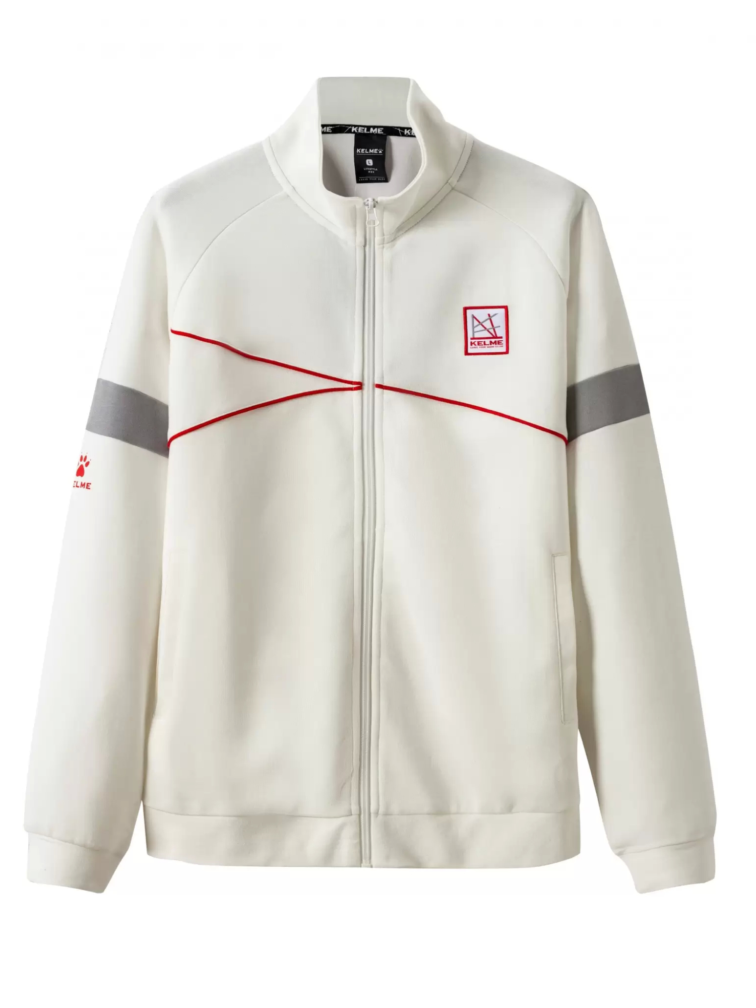Олимпийка KELME Knitted Coat White