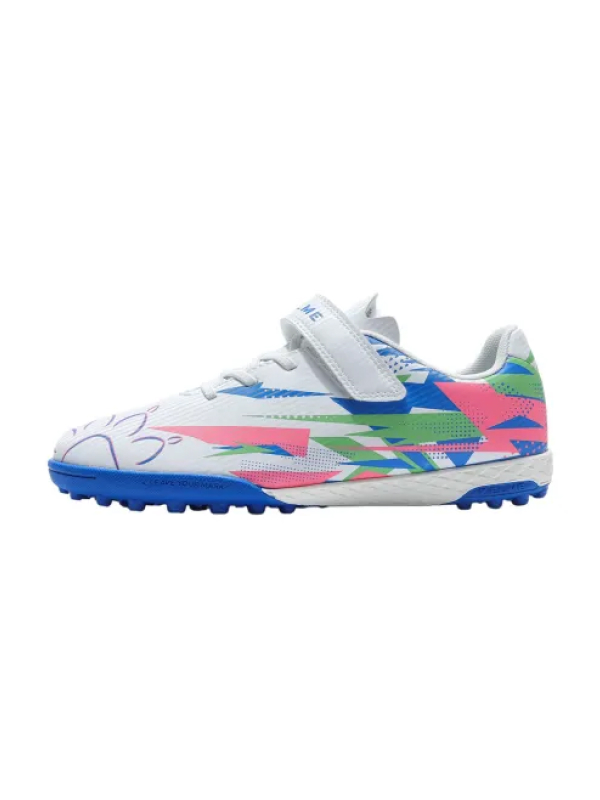 Детские шиповки KELME Kids' Soccer Cleats (TF) White/Light Blue
