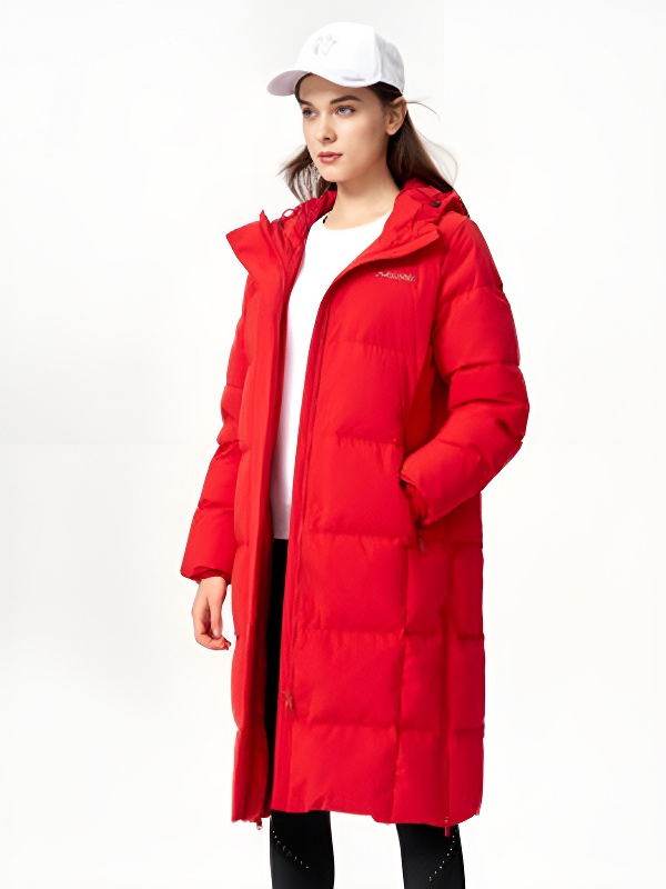 Пуховик KELME Mid-Length Down Jacket Red