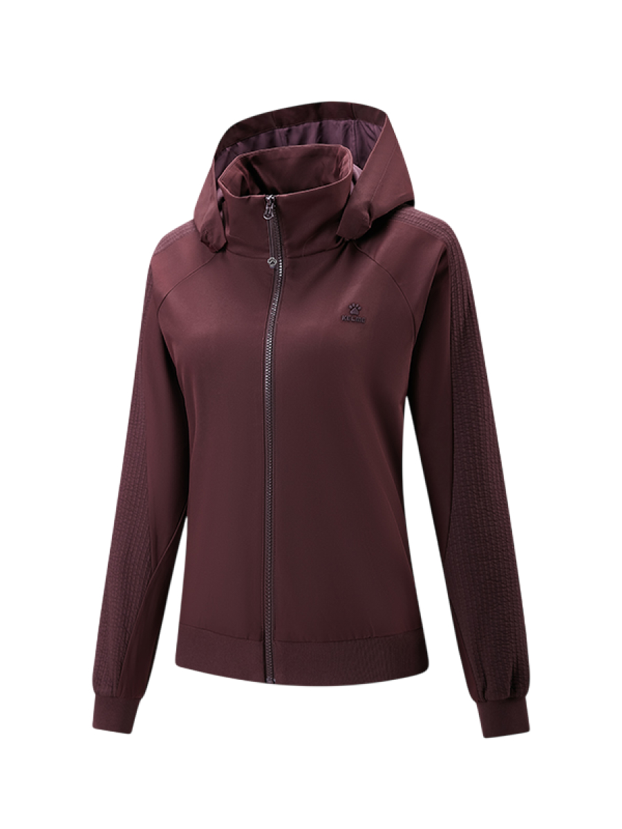 Толстовка KELME Knitted Patchwork Coat Burgundy