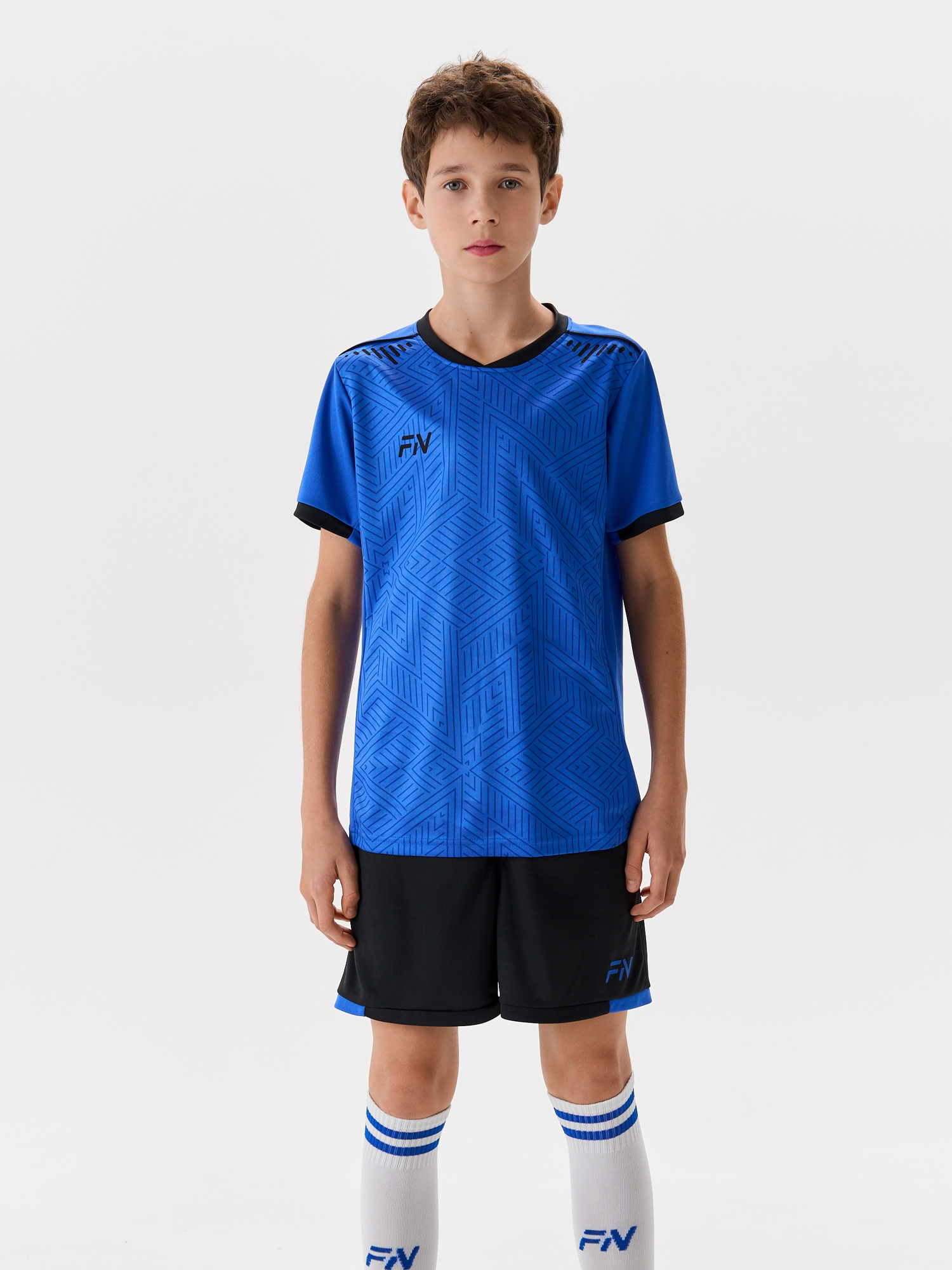 Детская футбольная форма FN Football Set Kid Blue