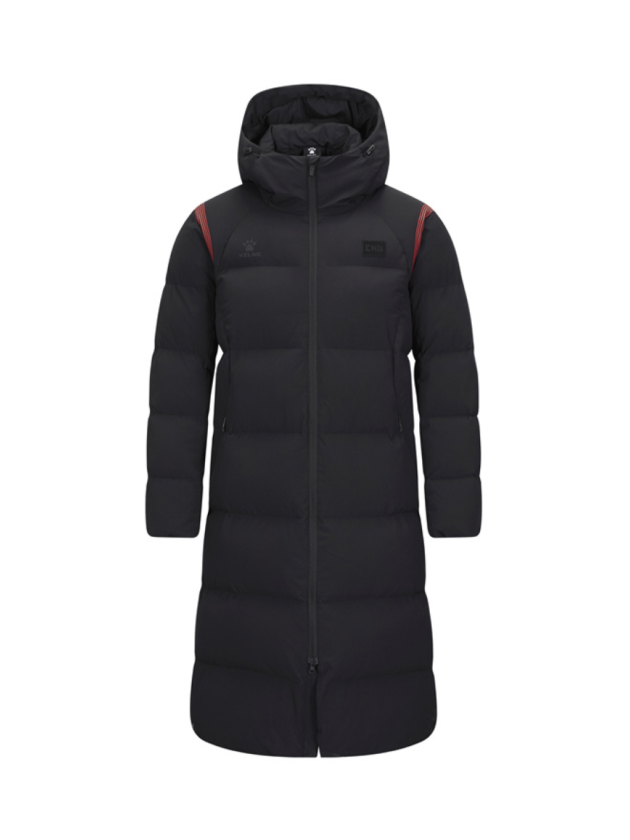 Пуховик KELME Long Cotton Coat Black