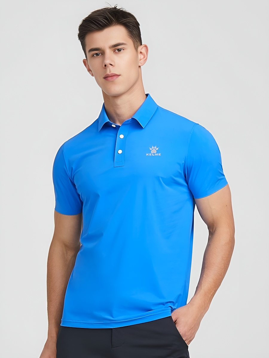 Футболка-поло KELME Short Sleeve Polo Shirt Blue
