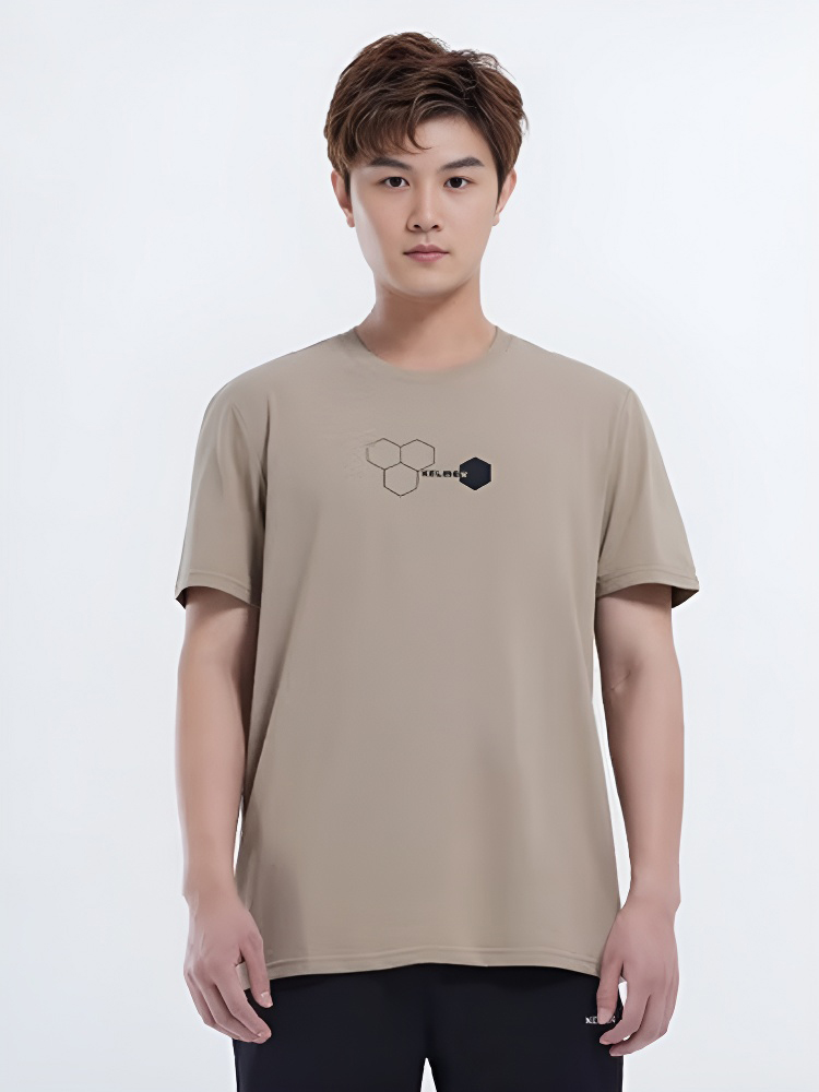 Футболка KELME Round Neck Short Sleeve T-Shirt Grey