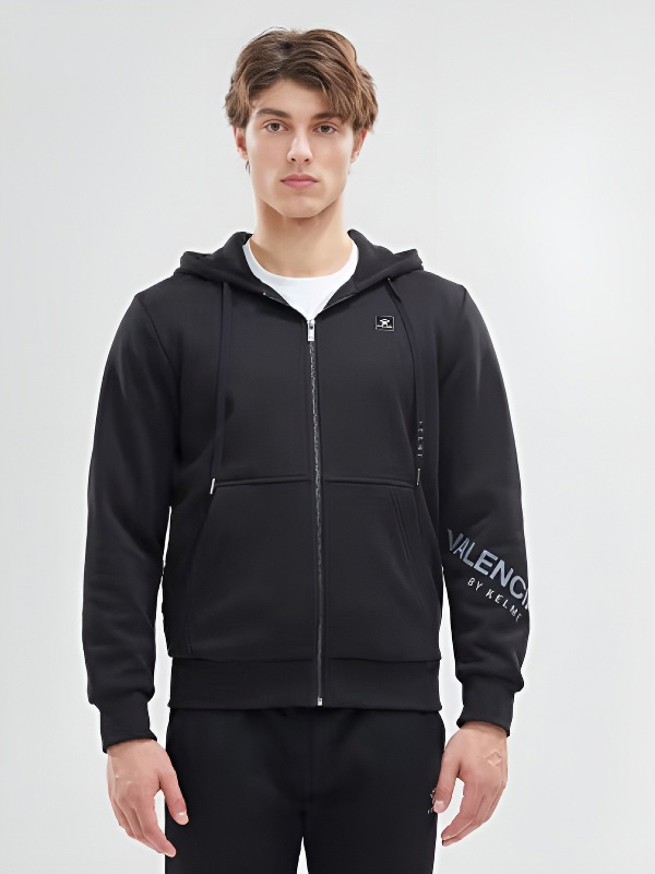 Толстовка KELME Fleece Quilted Jacket Black
