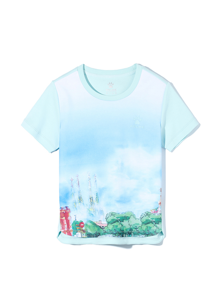 Детская футболка KELME Boys Short Sleeve T-Shirt Mint
