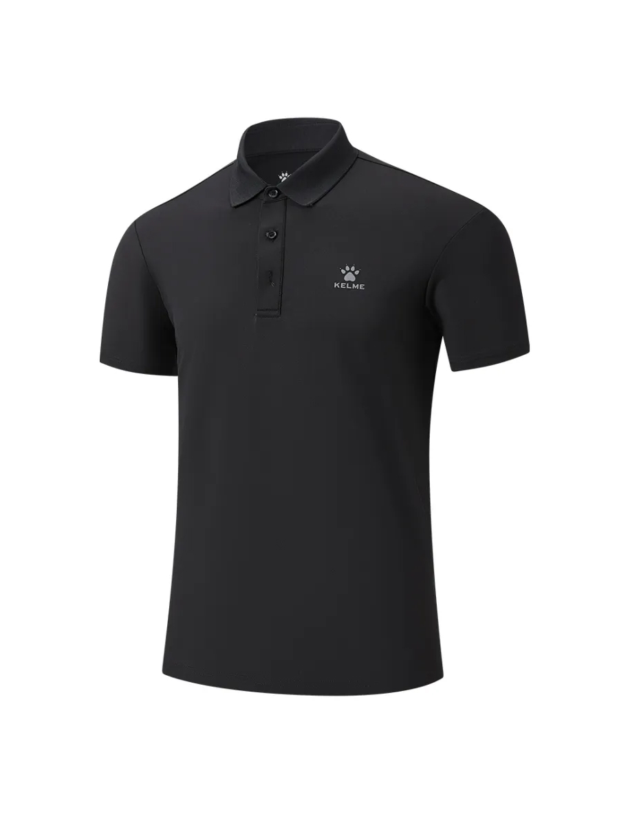 Футболка-поло KELME Short-sleeved Polo Shirt Black