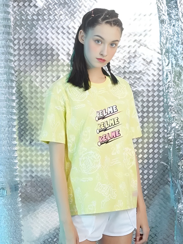 Футболка KELME Round Neck Short T Yellow
