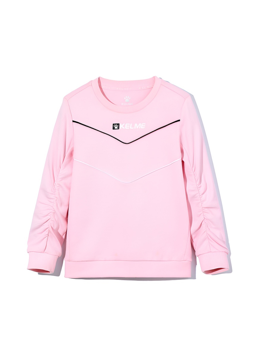 Детский свитшот KELME Girl's Round Neck Sweater Pink