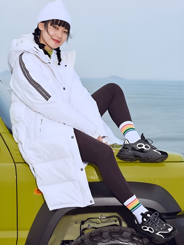 Пуховик KELME Long Down Jacket White