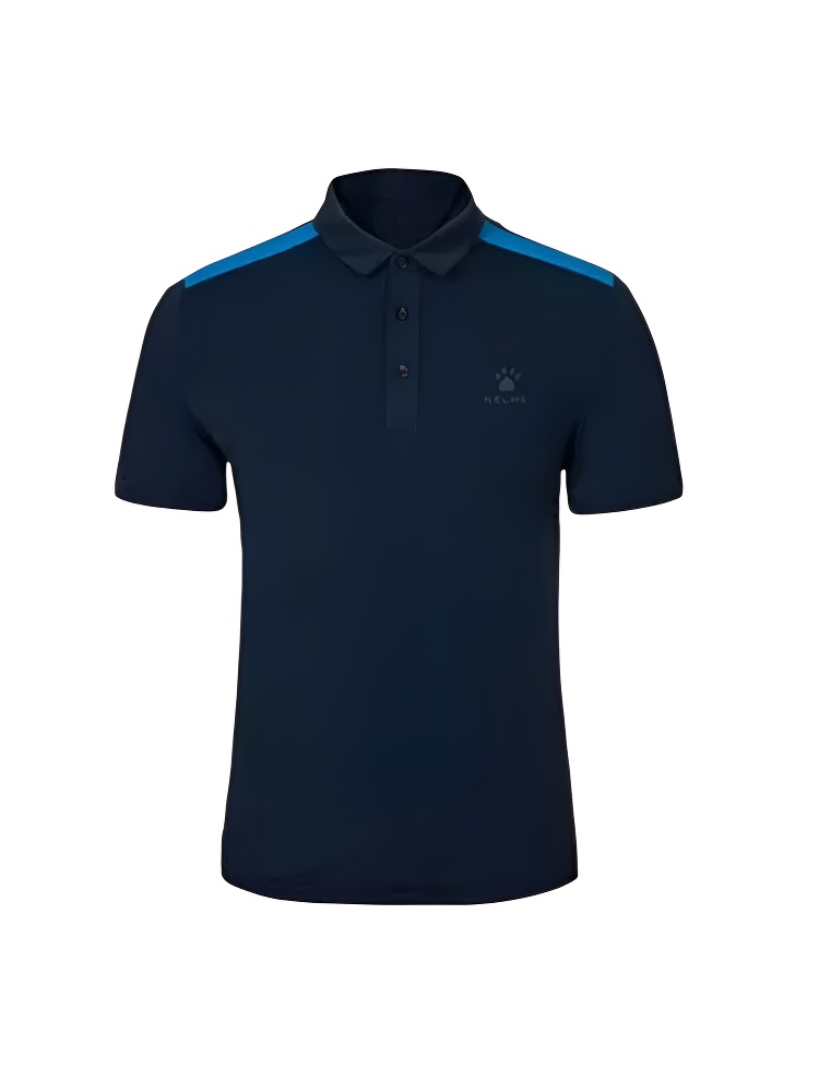 Футболка-поло KELME Men's Short Sleeve Polo Shirt Dark Blue